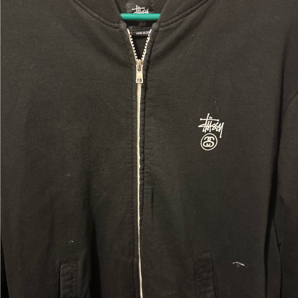 Stussy Black Jacket Sleek Design - Picture 5 of 5